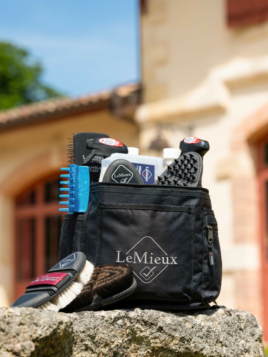 Horse LeMieux Grooming Bags | Elite Circular Grooming Tote & Brushes ...